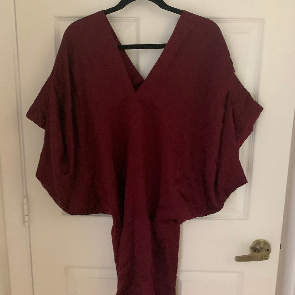 Richard Ruiz Kimono Liquid Silk  Dress Size Small
